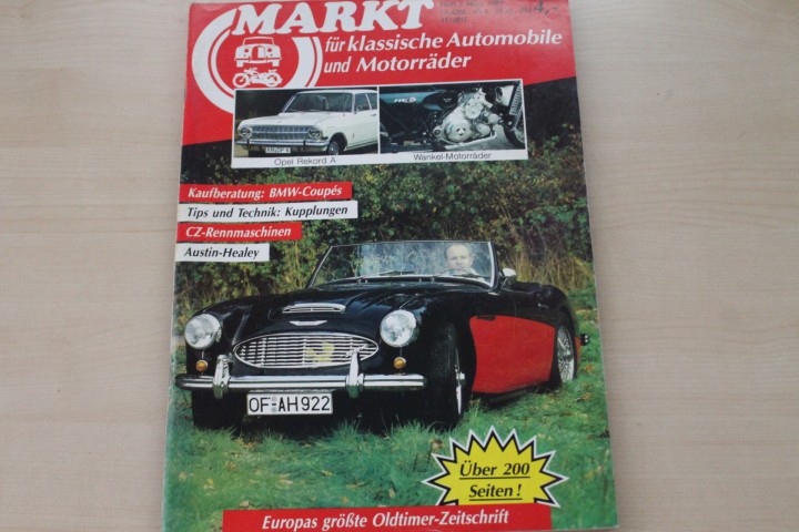 Deckblatt Oldtimer Markt (03/1989)